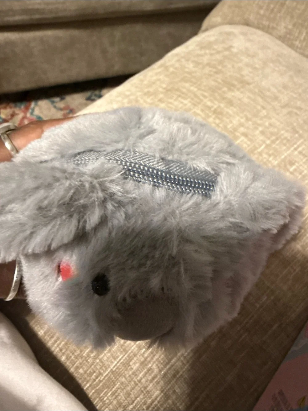 Pink Bunny Hat Plush Small Pets Accessory